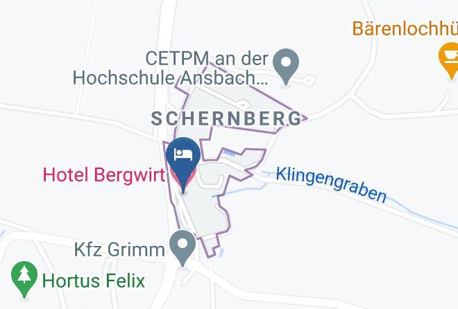 Ansbach - Hotel Bergwirt Maps