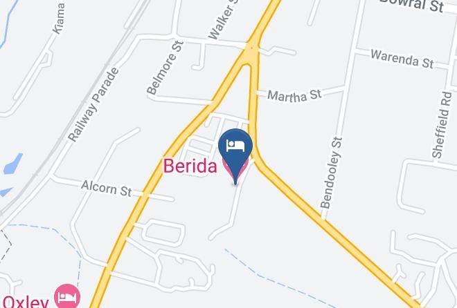 Wingecarribee - Berida Hotel Maps