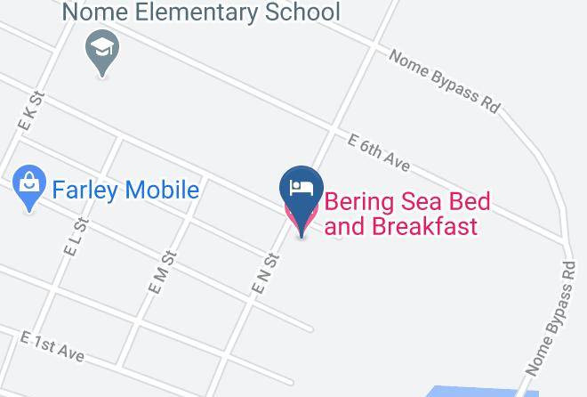 Nome C A - Bering Sea Bed And Breakfast Maps