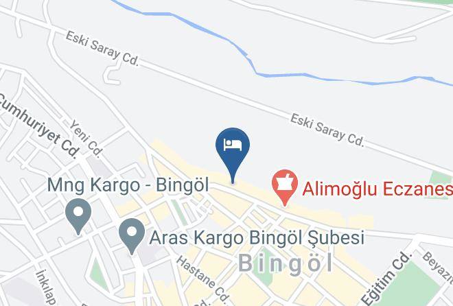Bingol Inonu - Beritan Oteli Maps