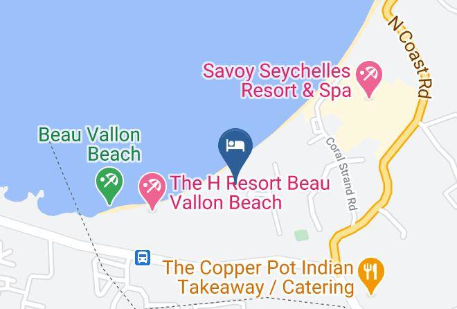 Beau Vallon - Berjaya Beau Vallon Bay Resort & Casino Maps
