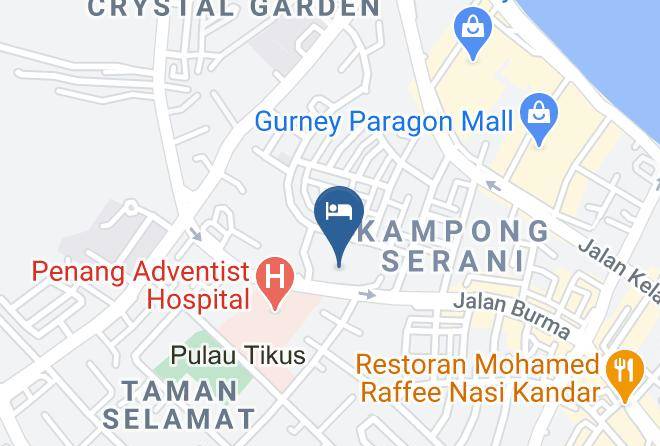Georgetown - Berjaya Penang Hotel Maps