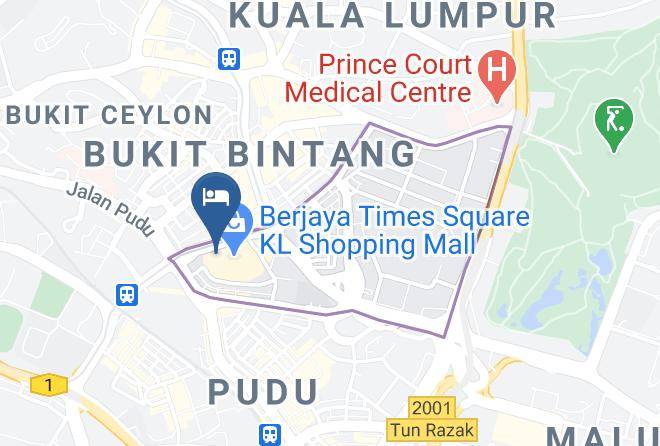 Kuala Lumpur - Berjaya Times Square Hotel Kuala Lumpur Maps