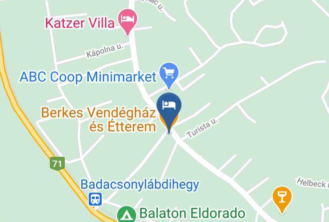 Berkes Vendeghaz Es Etterem Map