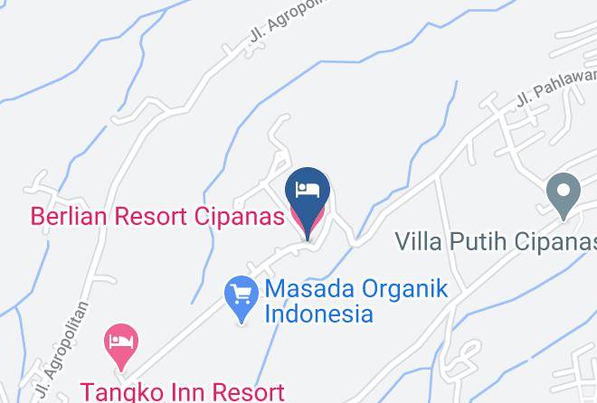 Cianjur Regency - Berlian Resort Cipanas Maps