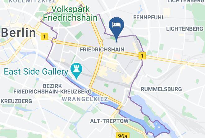 Stadt Berlin - Berliner City Pension Maps
