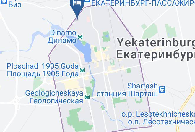 Yekaterinburg - Berloga On Cheluskintsev Maps