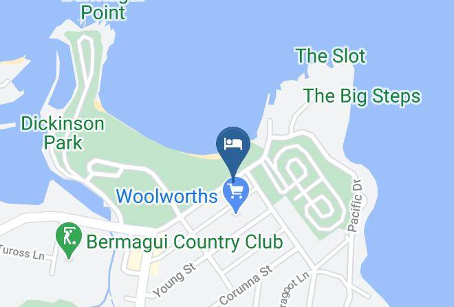 Bega Valley - Bermagui Beach Hotel Maps