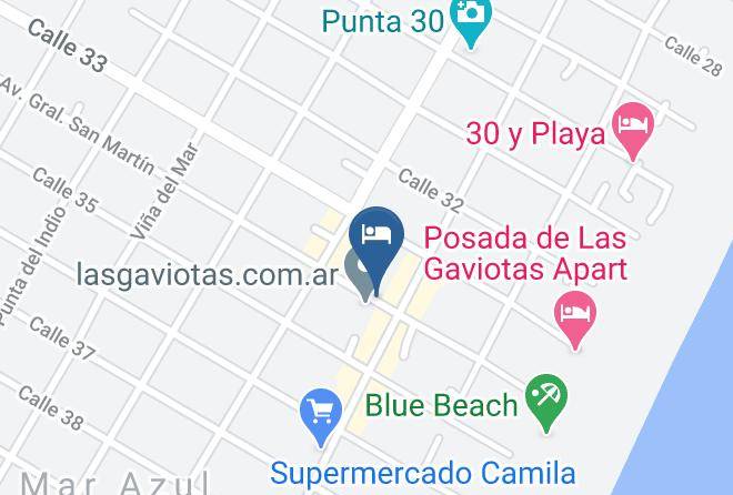 Villa Gesell - Bermellon Suites Maps