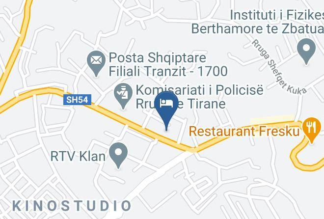 Tirana - Bermon Hotel Maps