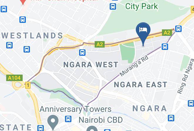 Nairobi - Bermuda Gardens Hotel Maps