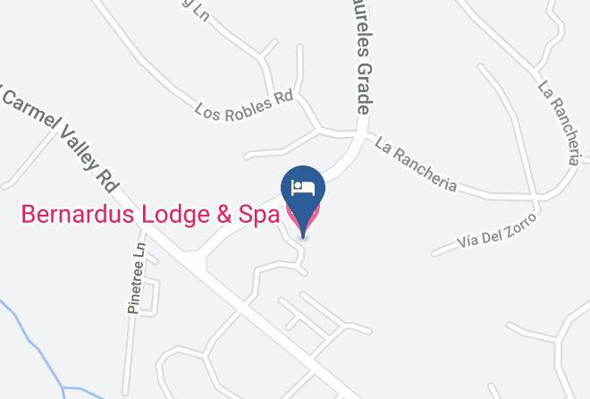 Monterey - Bernardus Lodge & Spa Maps