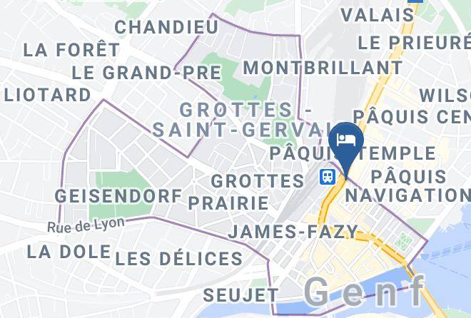 Bernina Hotel Geneva Map