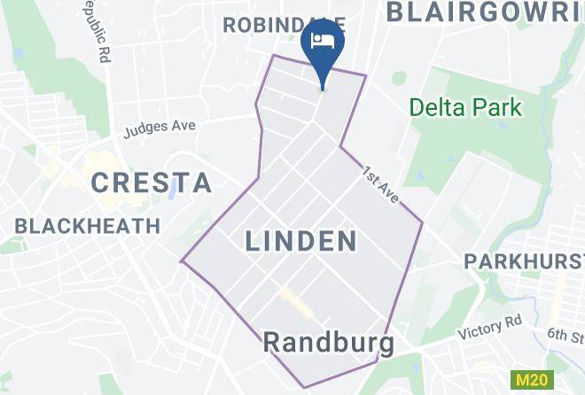 City Of Johannesburg - Bernswood Bed And Breakfast Maps