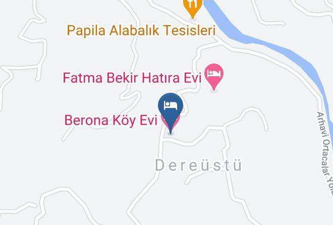 Arhavi - Berona Koy Evi Maps
