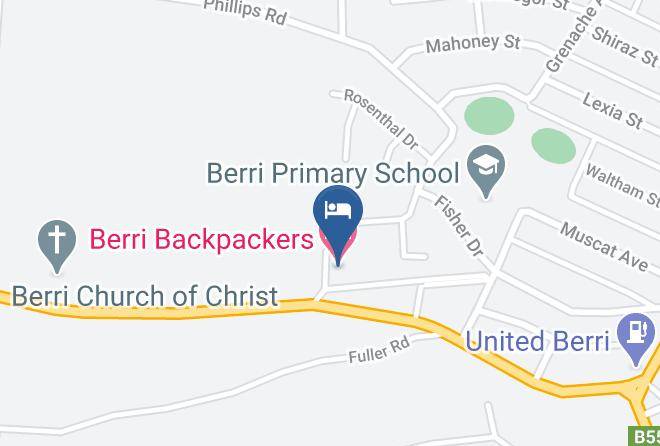 Berri And Barmera - Berri Backpackers Maps