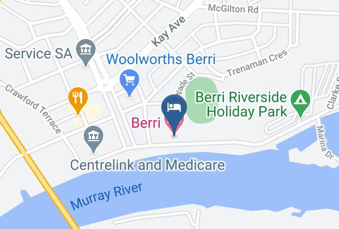 Berri And Barmera - Berri Hotel Maps