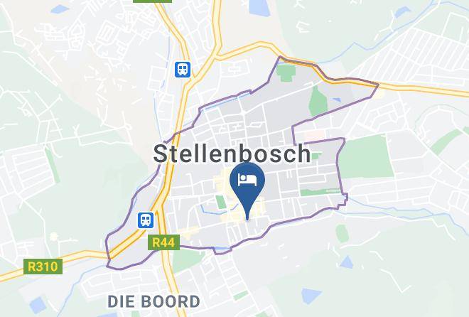 Cape Winelands - Bertha's Guest Flats Maps
