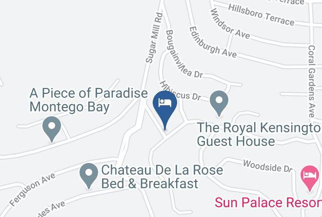 Bertrann Bed & Breakfast Map - Jamaica - Saint James