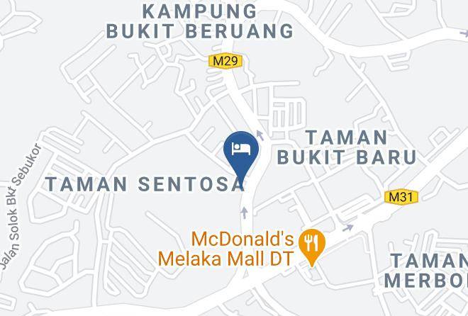 Melaka Tengah - Beruang Hill Hotel Resort Maps