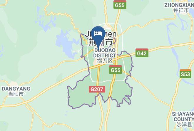 Jingmen - Beryue Hotel Maps