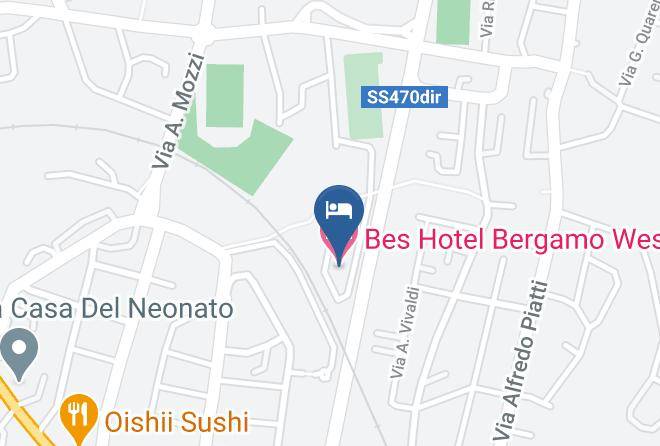 Bergamo - Bes Hotel Bergamo West Maps