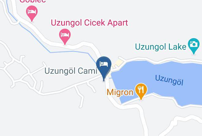 Caykara - Besevler Bungalov Hotel Uzungol Maps