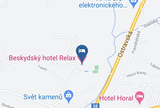 Vsetin - Ibis Styles Hotel Relax Maps
