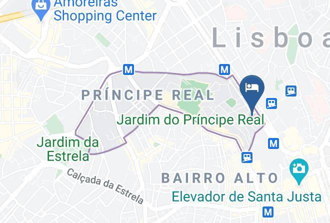 Lisbon - Bessahotel Liberdade Maps
