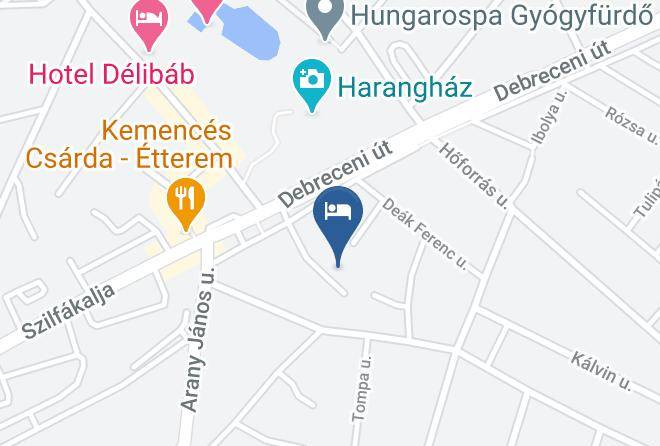 Hajduszoboszlo - Bessenyei Vendeghaz Maps