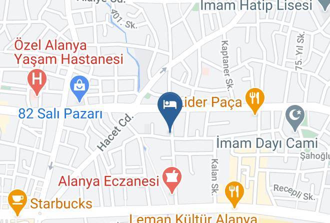 Alanya - Diamond Hotel Alanya Maps
