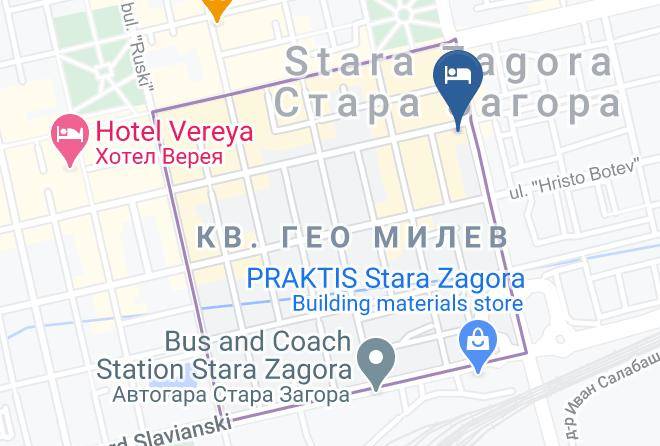 Stara Zagora - Best Boutique Hotel Maps