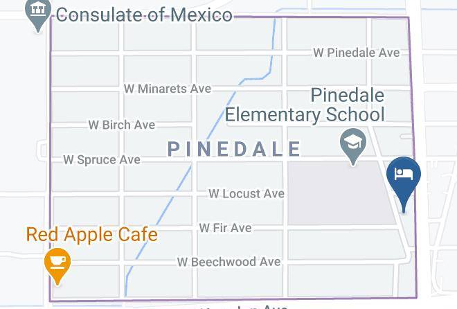 Fresno - Best Budget Inn Fresno Maps