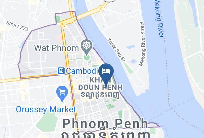 Doun Penh - Best Central Point Hotel Maps