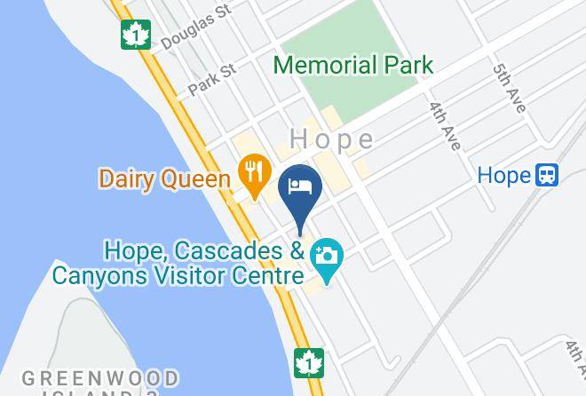 Fraser Valley - Best Continental Motel Maps