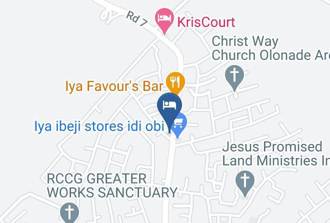 Igbara Oke - Best Friend Hotel Maps
