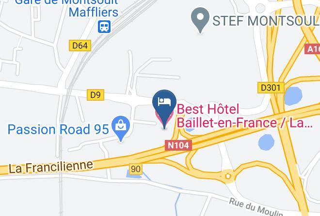 Val D Oise - Best Hotel Baillet En France La Croix Verte Maps