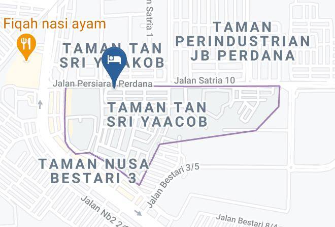 Johor Bahru - Best Hotel In Skudai Maps