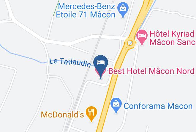 Saone Et Loire - Best Hotel Macon Nord Maps