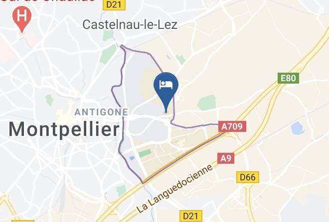 Best Hotel Montpellier Millenaire Map