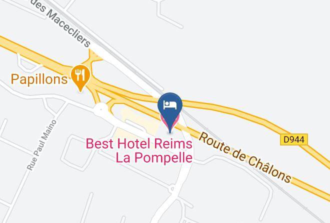 Marne - Best Hotel Reims La Pompelle Maps