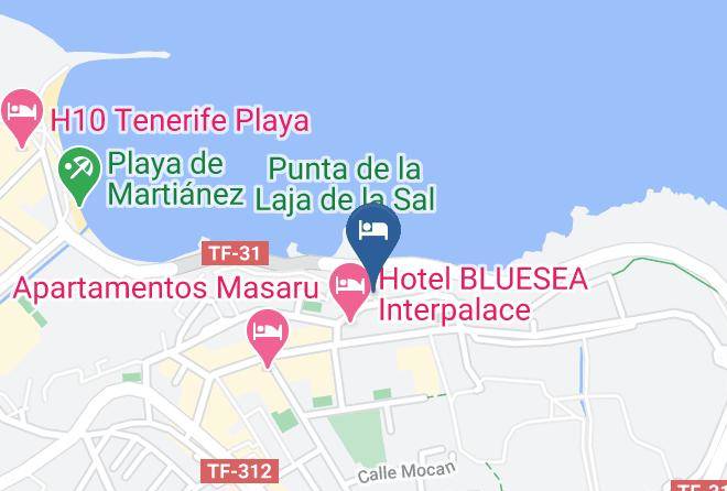 Santa Cruz De Tenerife - Hotel Best Semiramis Maps
