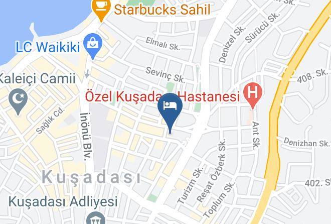 Kusadasi - Best Smyrna Otel Kusadasi Maps
