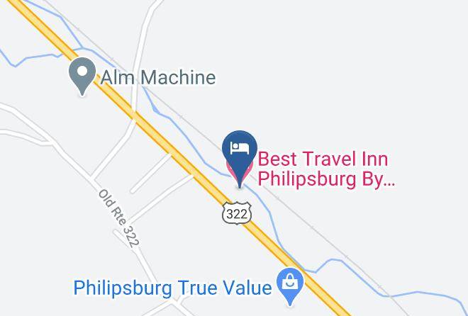 Clearfield - Best Travel Inn Philipsburg By Magnuson Worldwide Maps