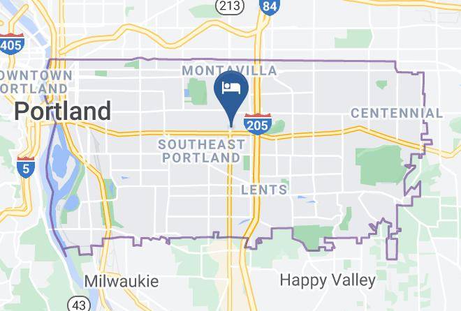 Multnomah - Best Value Inns Portland Maps