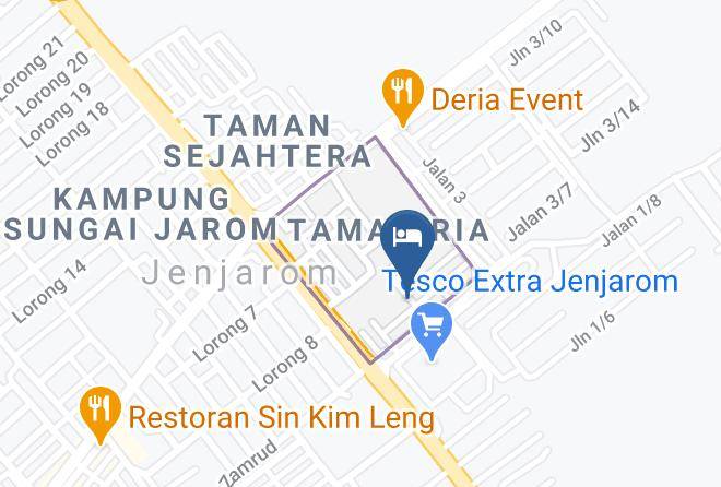 Kuala Langat - Jenjarom Boutique Hotel Maps