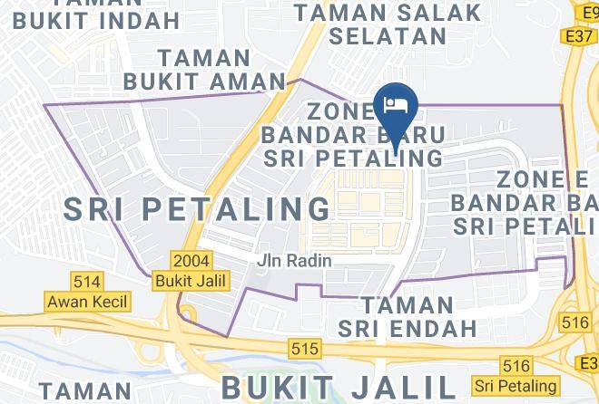 Kuala Lumpur - Best View Hotel Sri Petaling Kuala Lumpur Maps