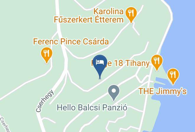 Tihany - Best View Spacious Wellness Central 50m Beach Maps