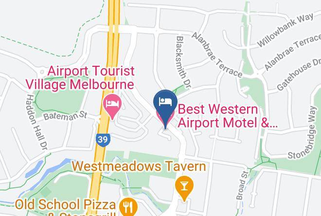 Hume - Best Western Airport Motel & Convention Centre Maps