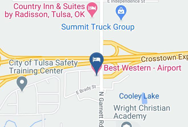 Tulsa - Best Western Airport Maps